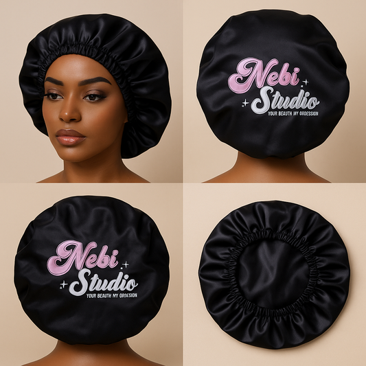 Bonnet en Satin - Nebi Studio (offert)