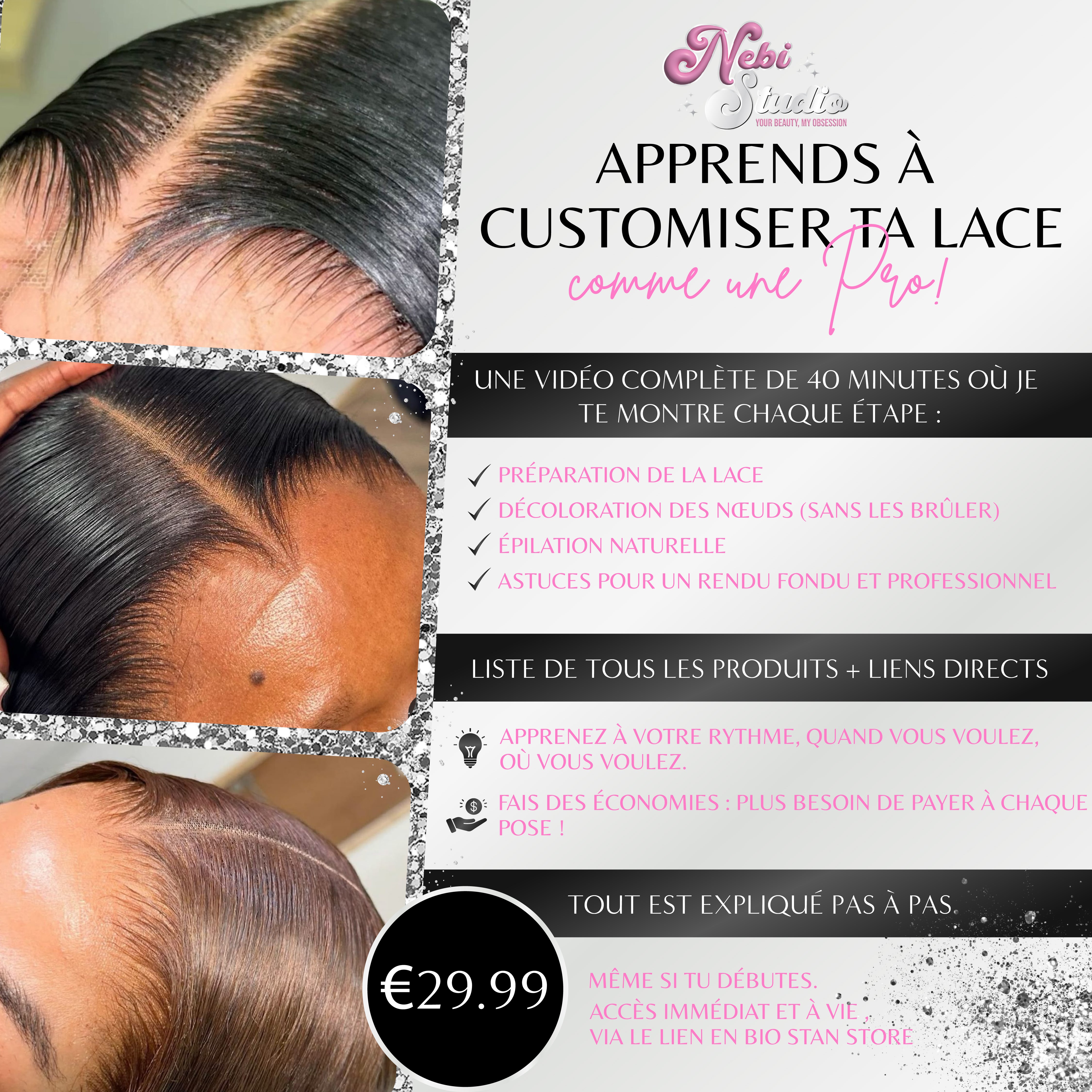Customise ta Lace Comme une Pro–Le Tuto Qui Change